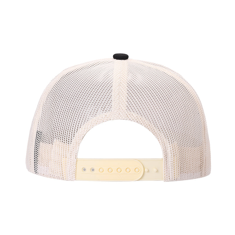5panel Twillcrown Mesh Back Suede Bill Blank Caps Tcms - TAN/ROY - Burzip Wholesale