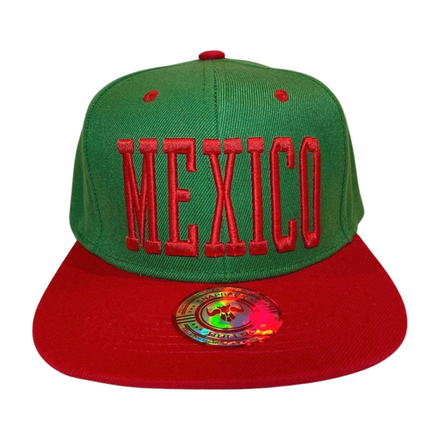 HP MEXICO EMBROIDERY FLATBILL SNAPBACK - BLACK/BLACK - Burzip Wholesale
