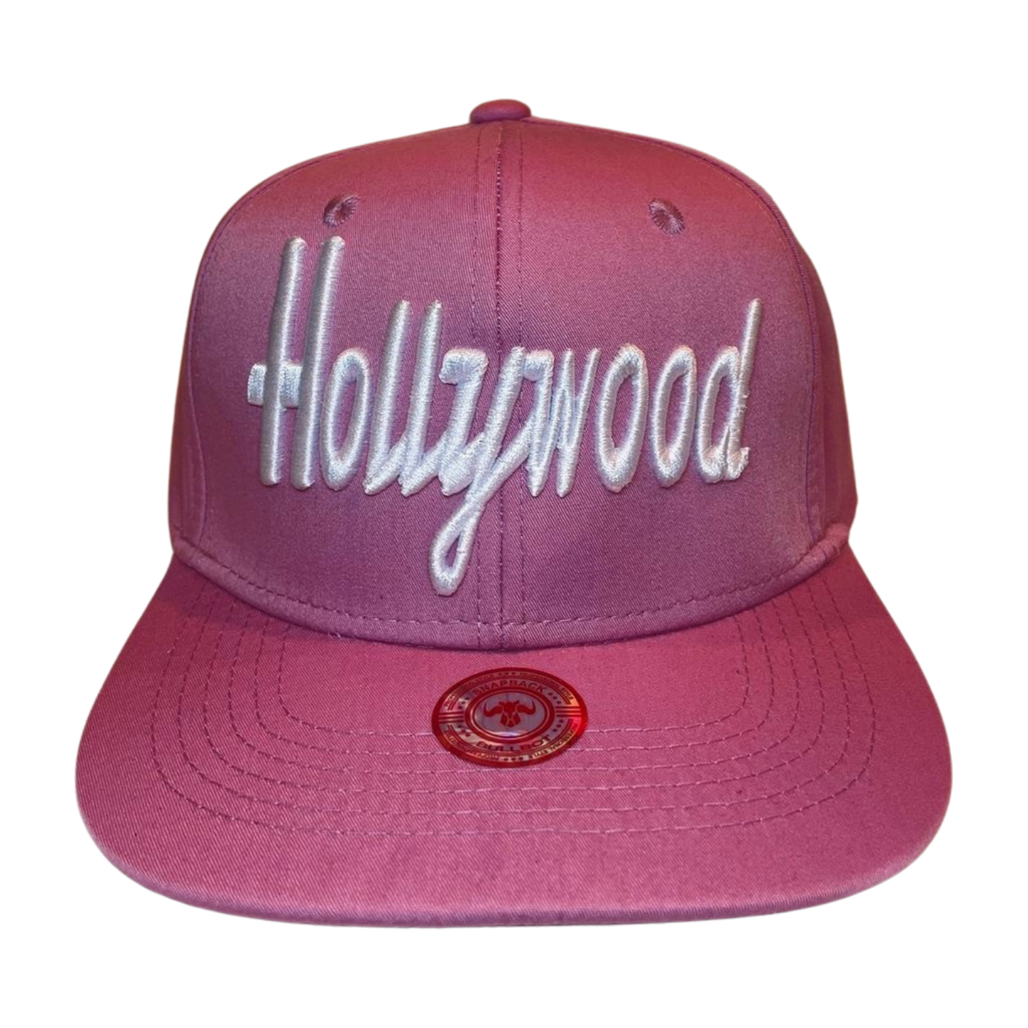 HP HOLLYWOOD EMBROIDERY, FLAT BILL SNAPBACK - DARK BLUE - Burzip Wholesale