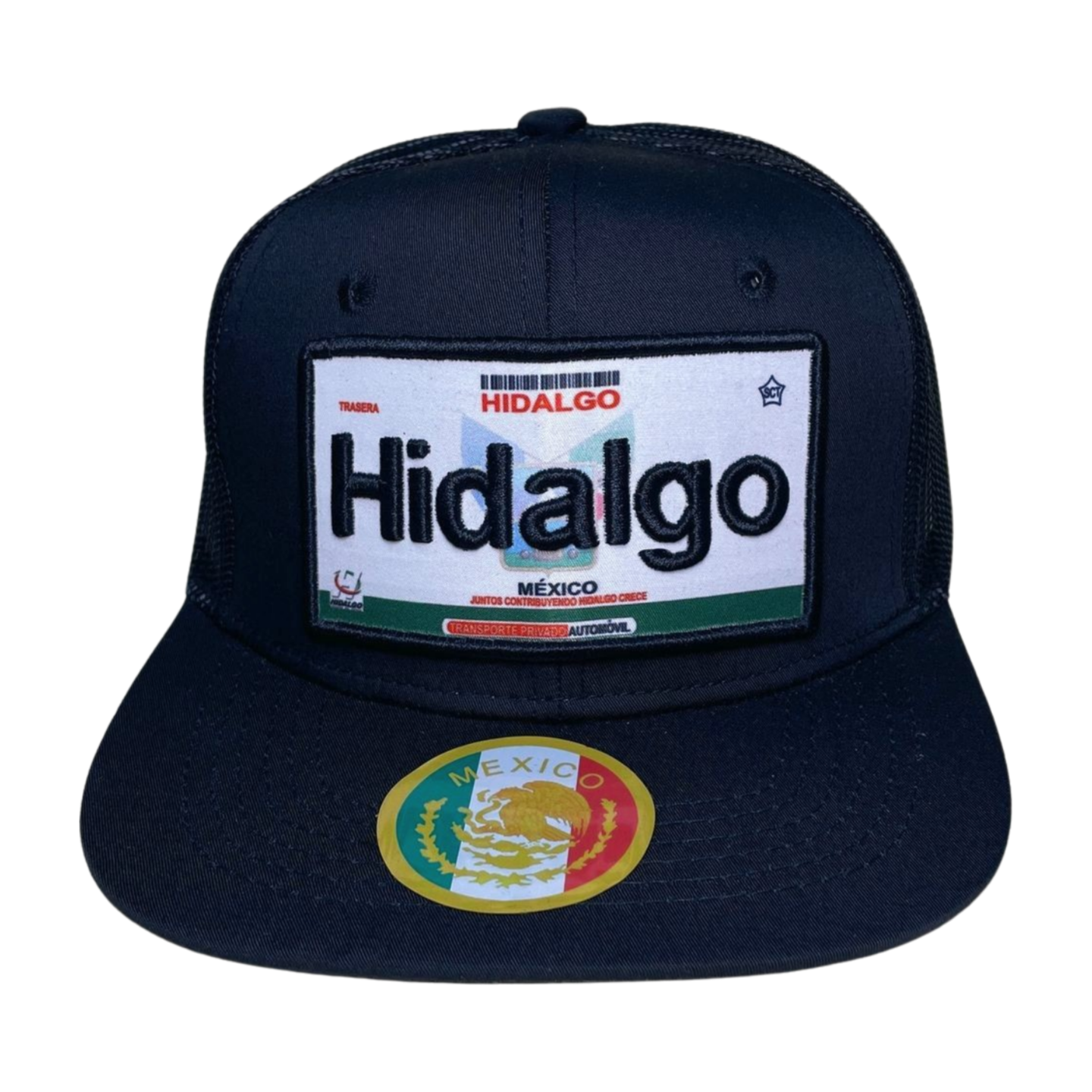 HTFM-BLK HAT WITH PATCH - HIDALGO - Burzip Wholesale