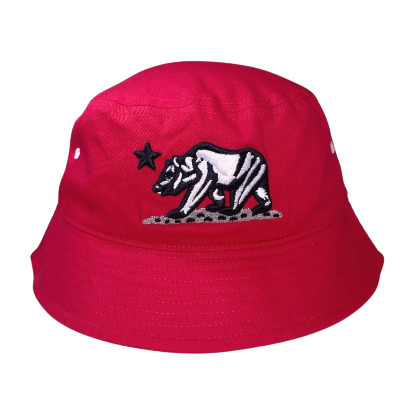 BUCKET-DZ-EMB WITH EMBROIDERY (HBC-BEAR) - KHAKI - Burzip Wholesale