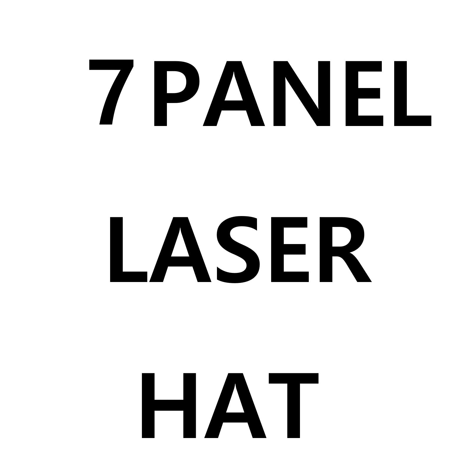 7panel Laser Vented Back Snapback Flatbill Cap 7laser - selected color - Burzip Wholesale