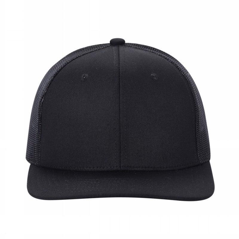 6TFTM - 6PANEL FLAT BILL - Charcoal/blk - Burzip Wholesale