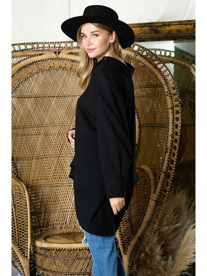 ST0105 PK3 Washed Oversized Button Up Shirts | Burzip Inc #ST0105-PK3
