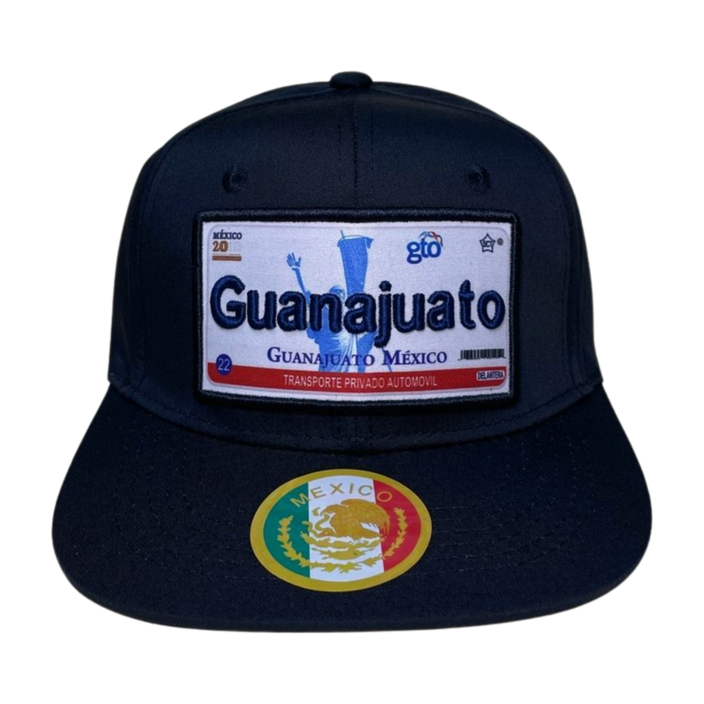 HTF-MX CITY-PK6-BLK SNAPBACK WITH PATCH, EMBROIDERY (6PCS/PACK) - GUANAJUATO - Burzip Wholesale