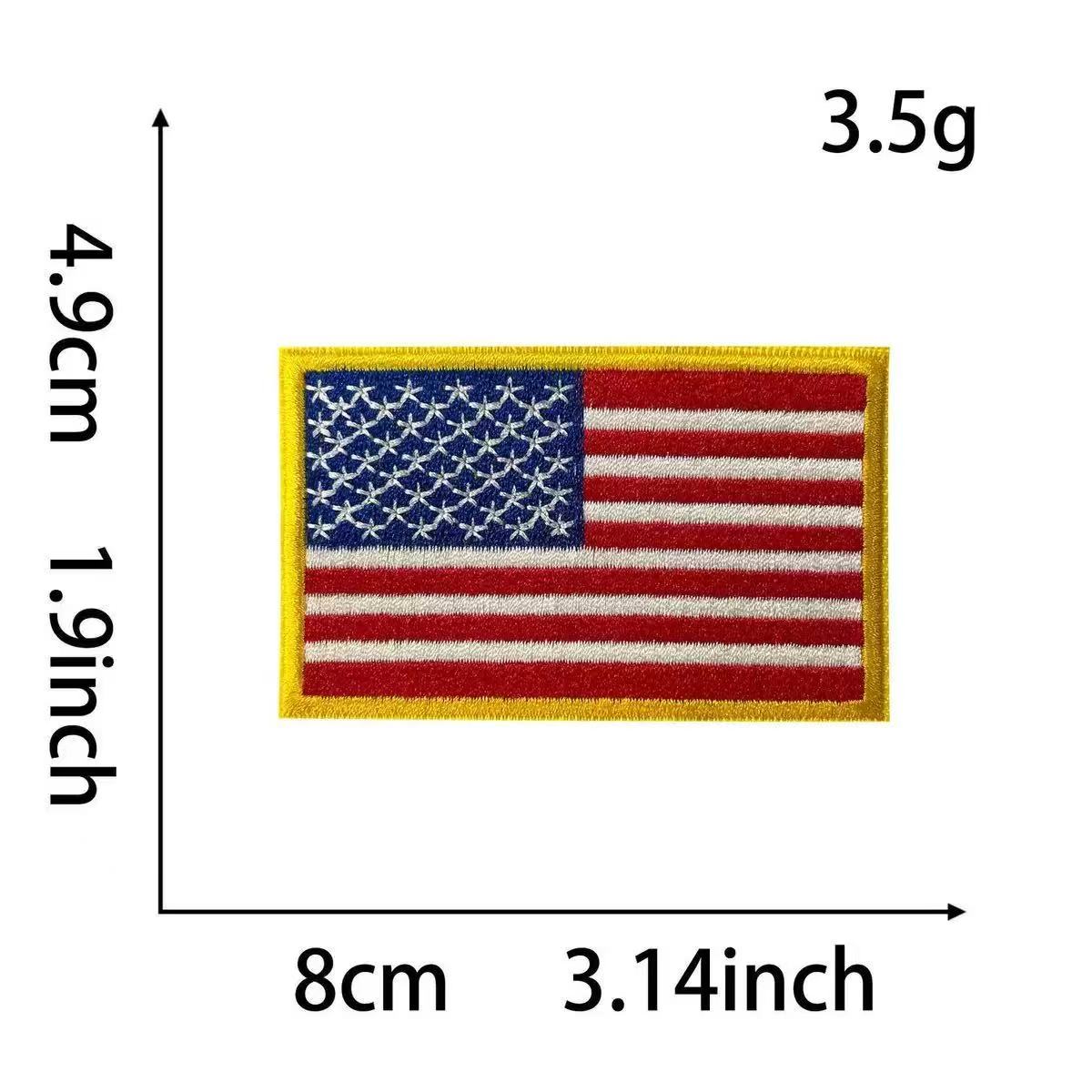US FLAG PATCH-30PCS/PACK - selected color - Burzip Wholesale