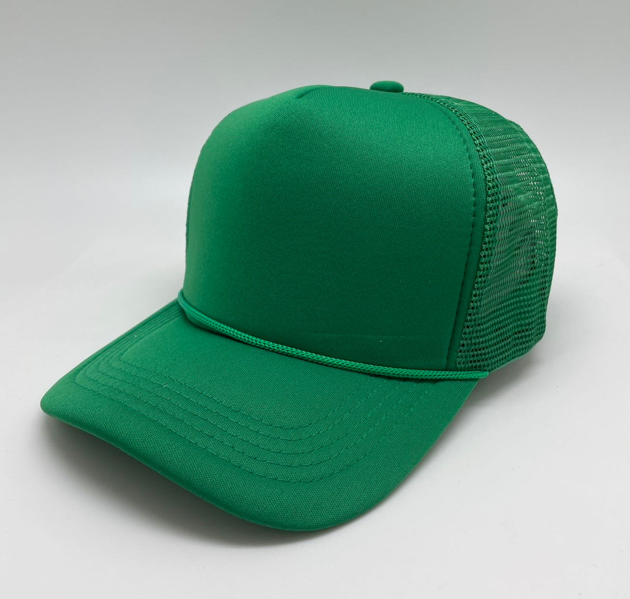 Sponge Foam Trucker Mesh for Kids 5panel Adult Unisex Stm - WHT/RED/BLK - Burzip Wholesale