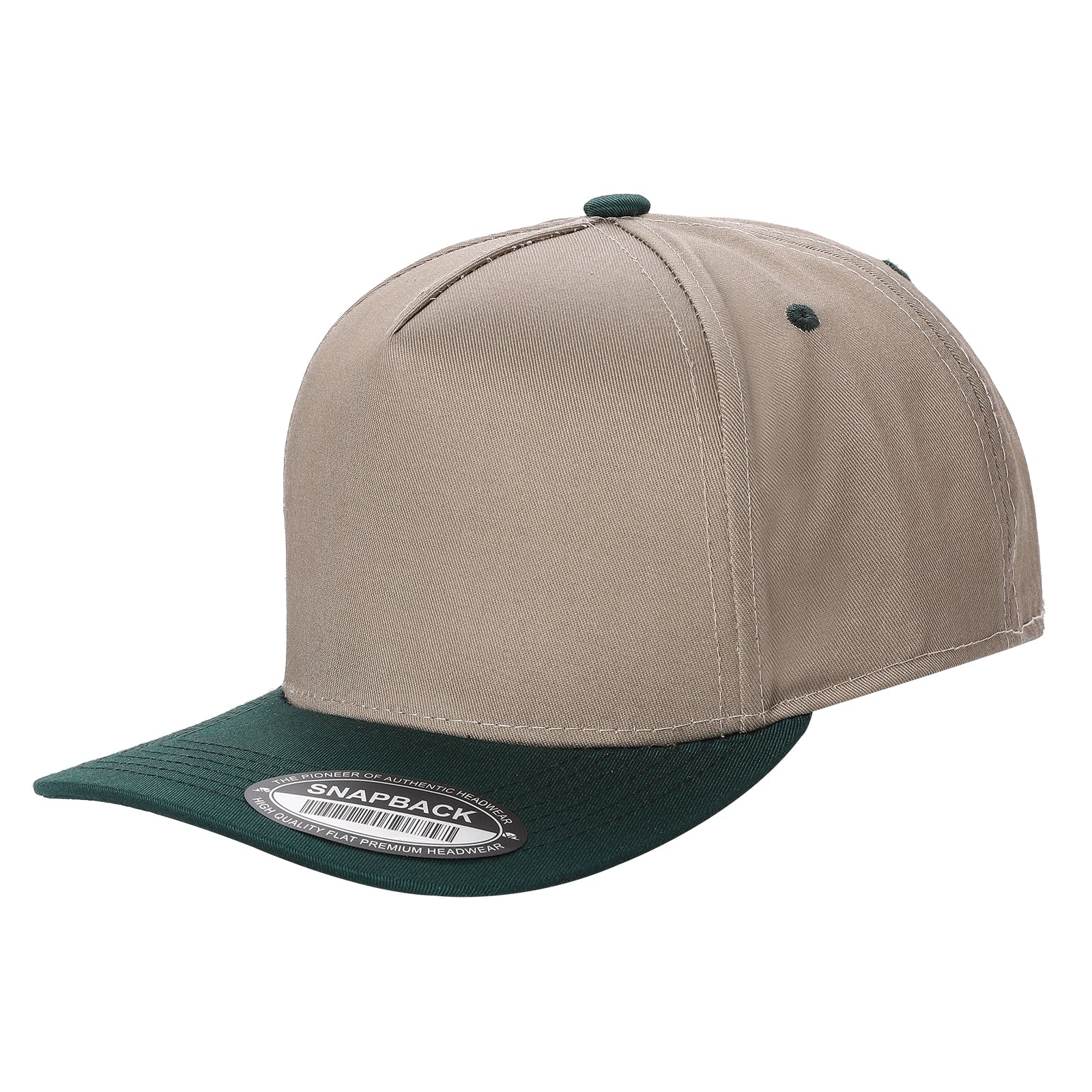 5panel Solid with Under Bill Colored Blank Caps Tcoa - selected color - Burzip Wholesale