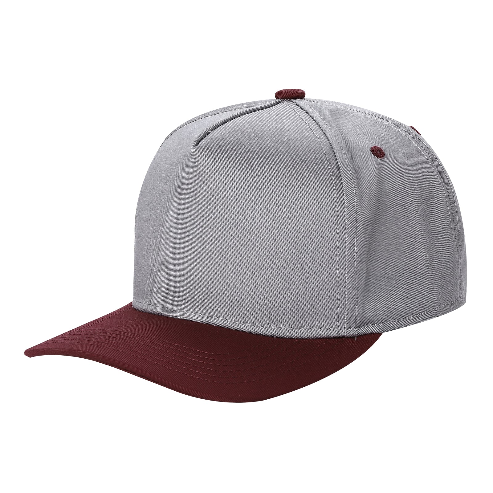 5panel Solid with Under Bill Colored Blank Caps Tcoa - selected color - Burzip Wholesale