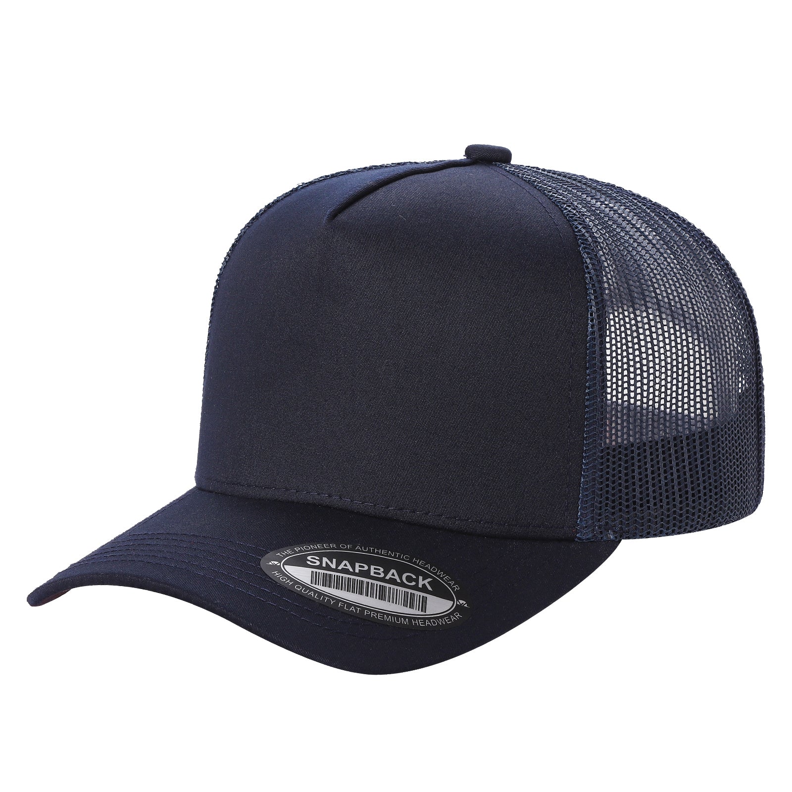 5panel Twill Crown Tracker Mesh Snapback Solid 5trtm - H.GREY - Burzip Wholesale