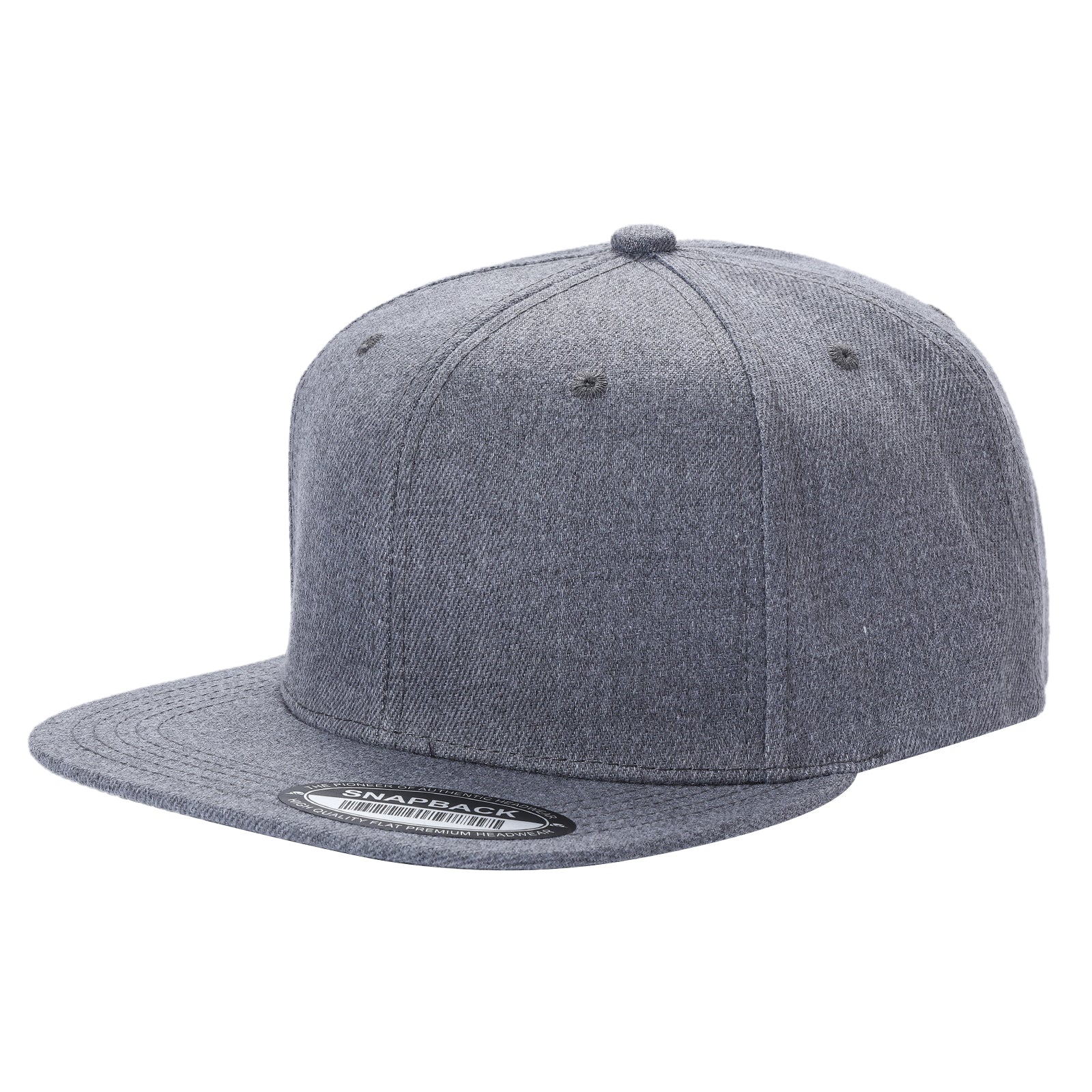 PS-POLY SNAPBACK FLAT BILL - selected color - Burzip Wholesale