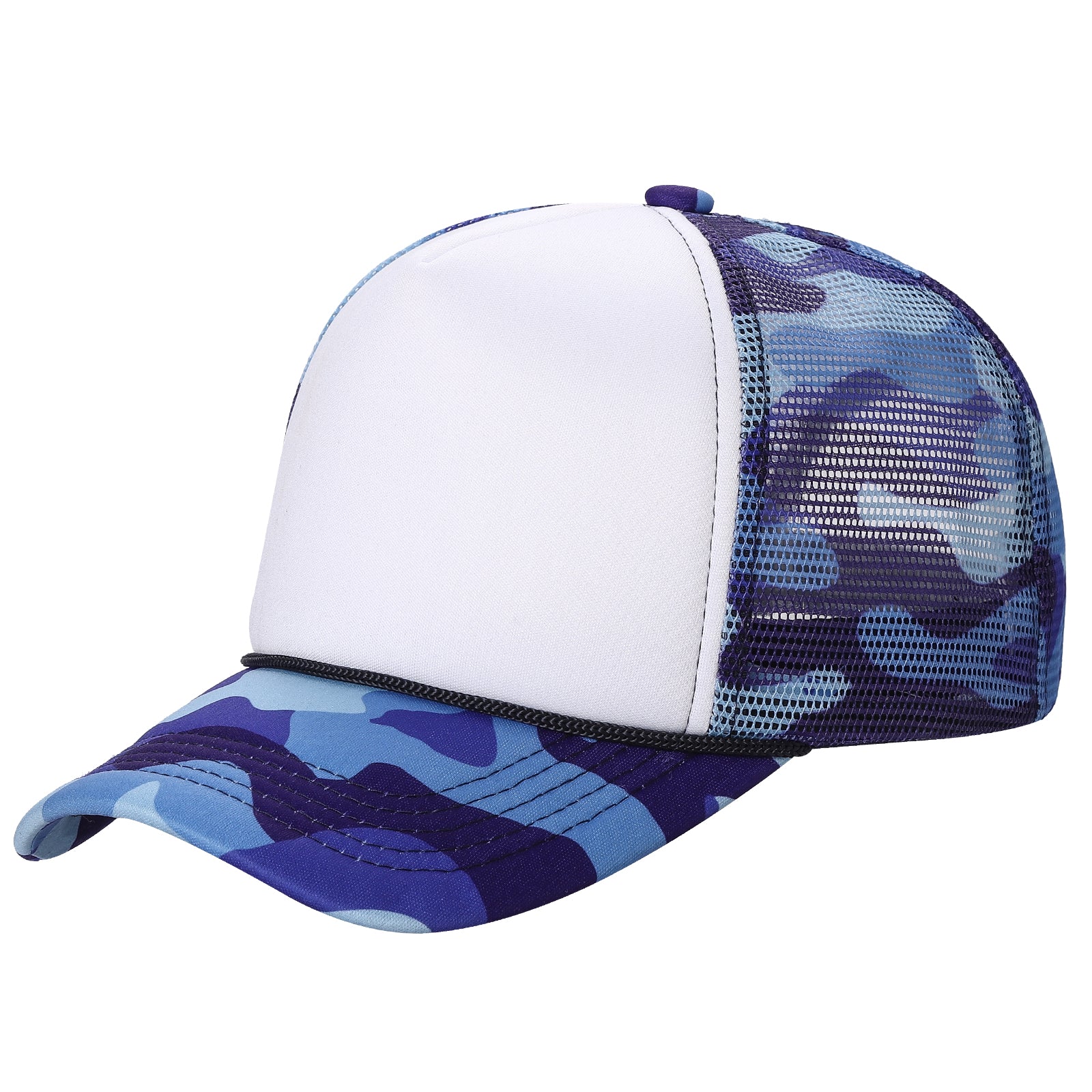 Sponge Foam Trucker Mesh for Kids 5panel Adult Unisex Stm - selected color - Burzip Wholesale