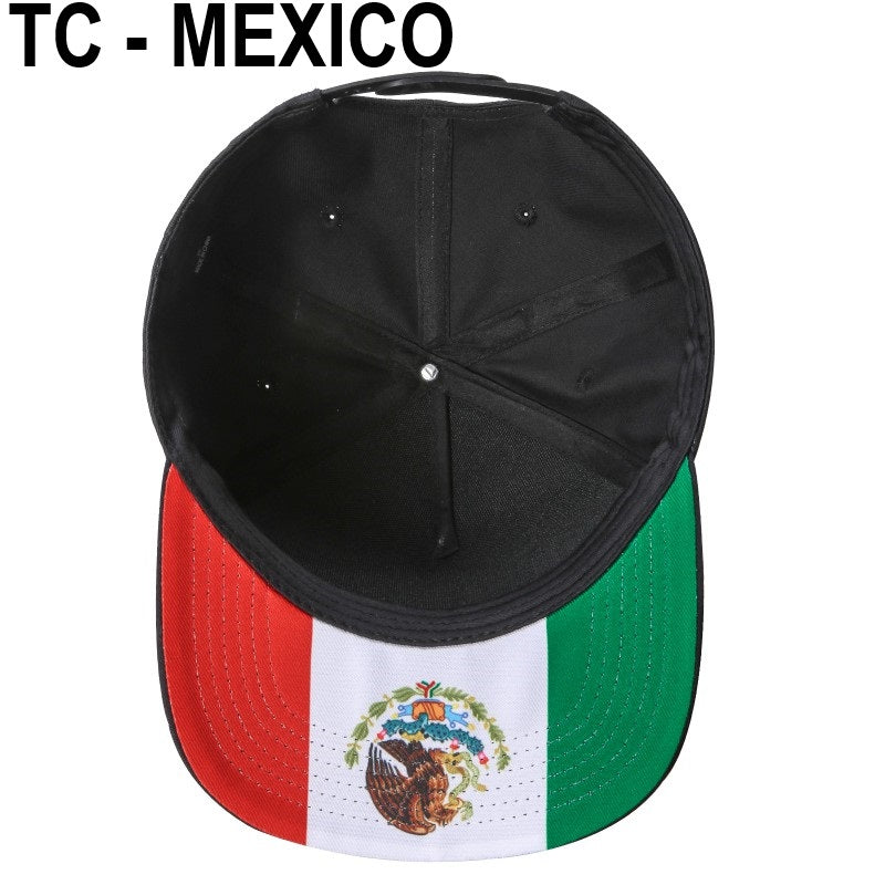 5panel Solid with Under Bill Colored Blank Caps Tcoa - ROYAL/RED - Burzip Wholesale