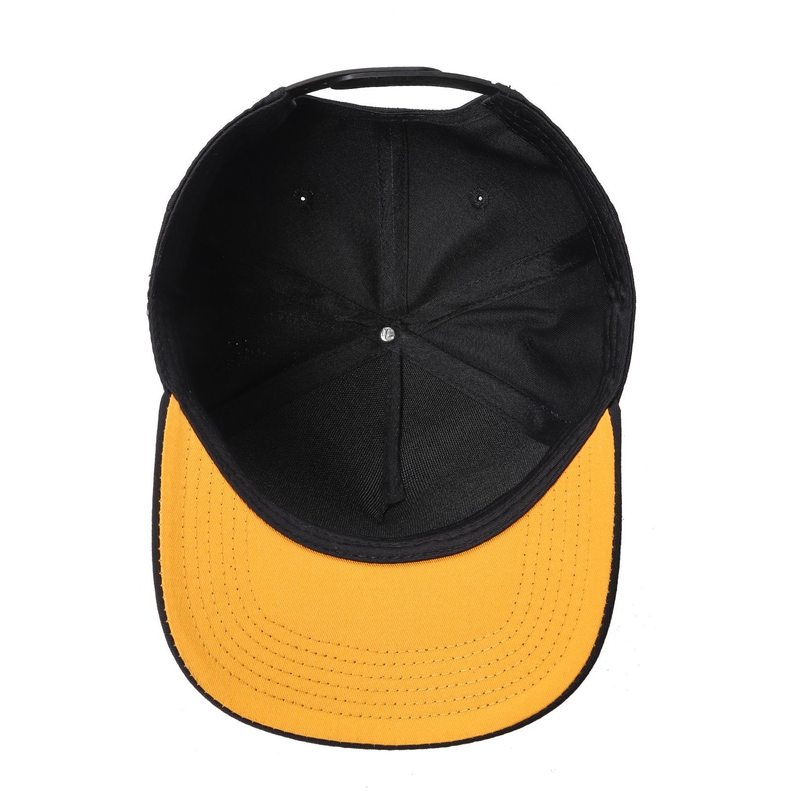 TCBLK-5 Panel Black Color Snapback Baseball Cap - AQUA/BLACK - Burzip Wholesale