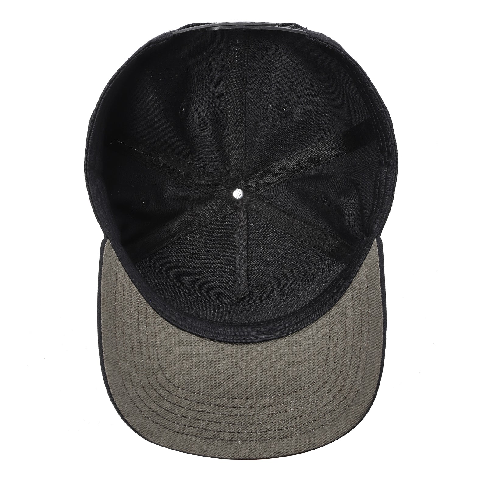TCBLK-5 Panel Black Color Snapback Baseball Cap - ROYAL/BLACK - Burzip Wholesale