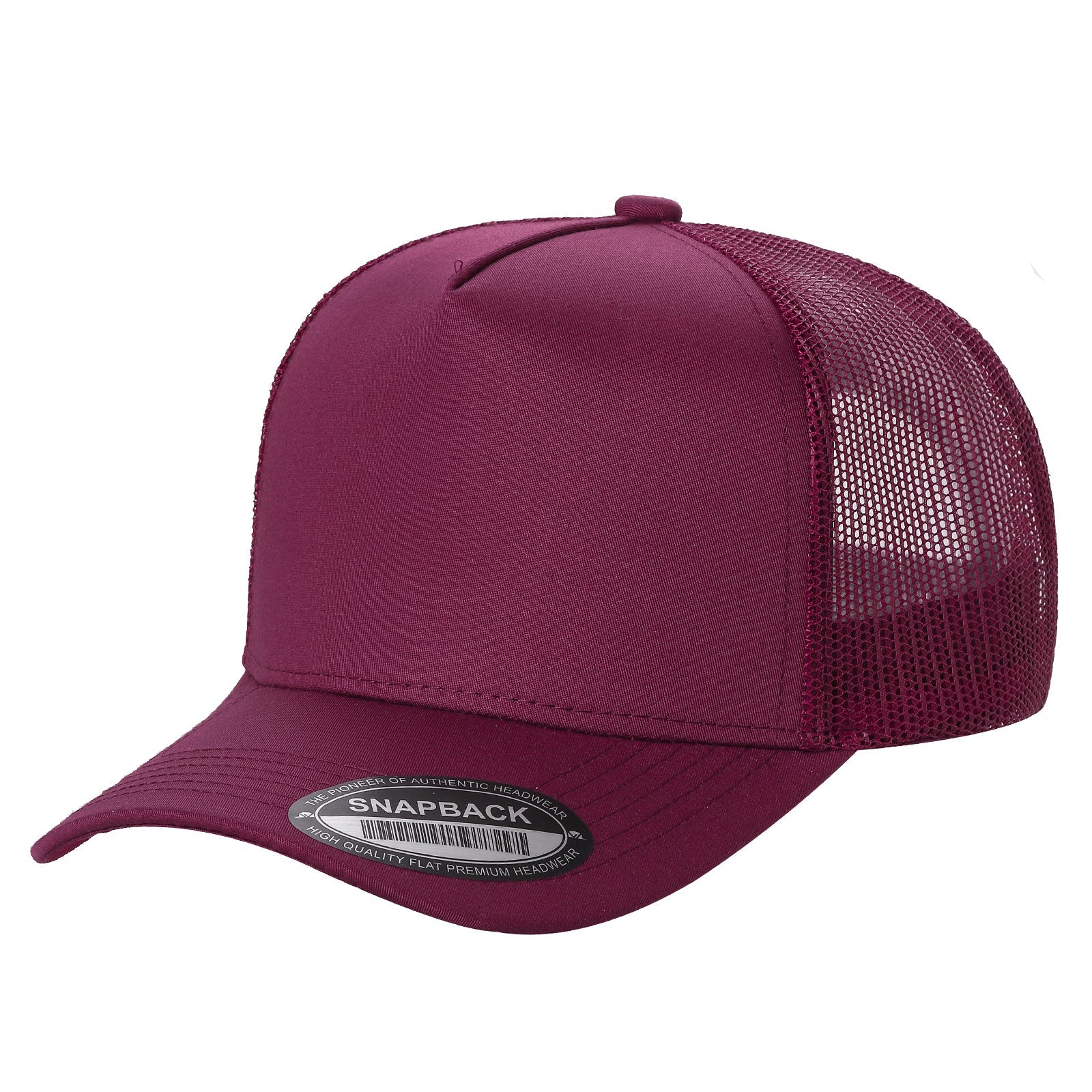 5panel Twill Crown Tracker Mesh Snapback Solid 5trtm - NAVY - Burzip Wholesale