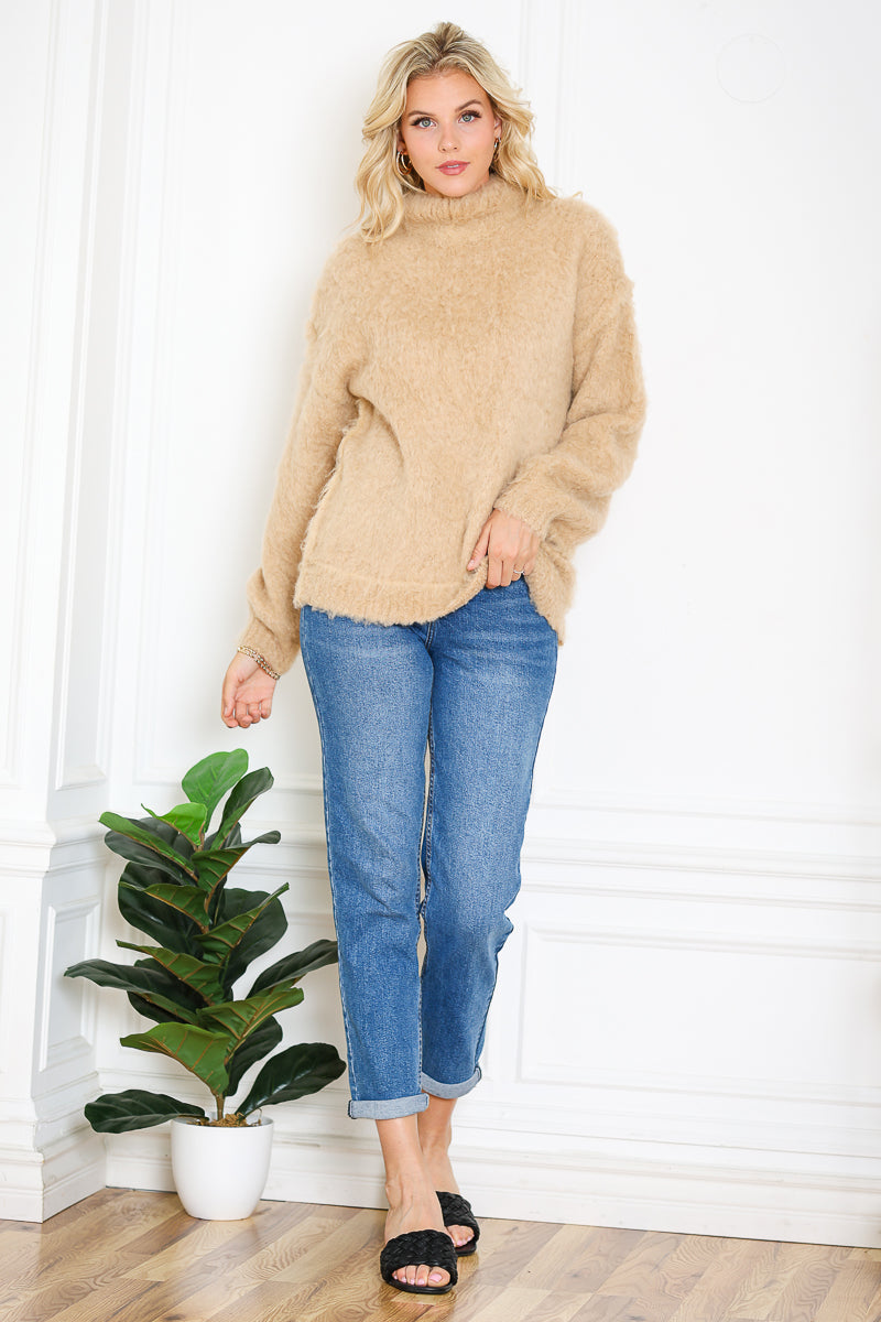 WT0007-PK3-TURTLENECK SWEATER THICKEN WARM PULLOVER-$16 (SML:111=3PCS)