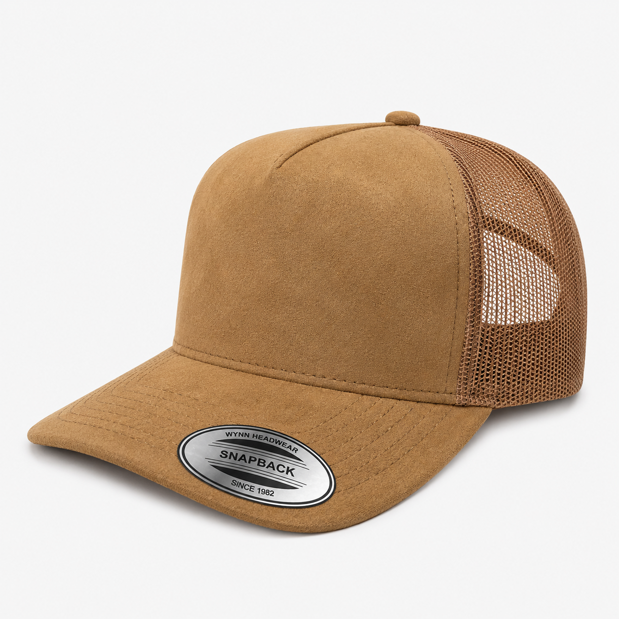 5Panel Suede Front Mesh Back Trucker Cap for Burning Art sum 520 - PURPLE - Burzip Wholesale