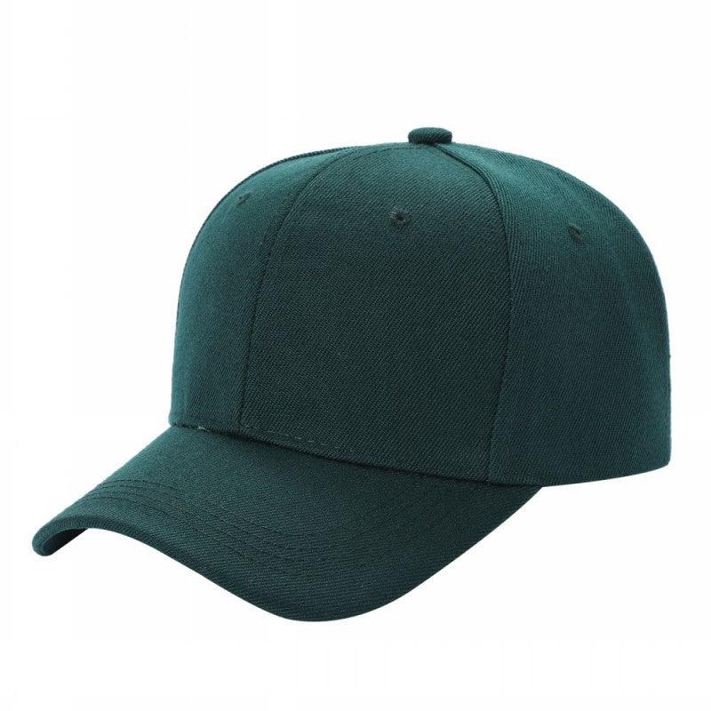 6 Panel Velcro pain Caps v1 - Red - Burzip Wholesale