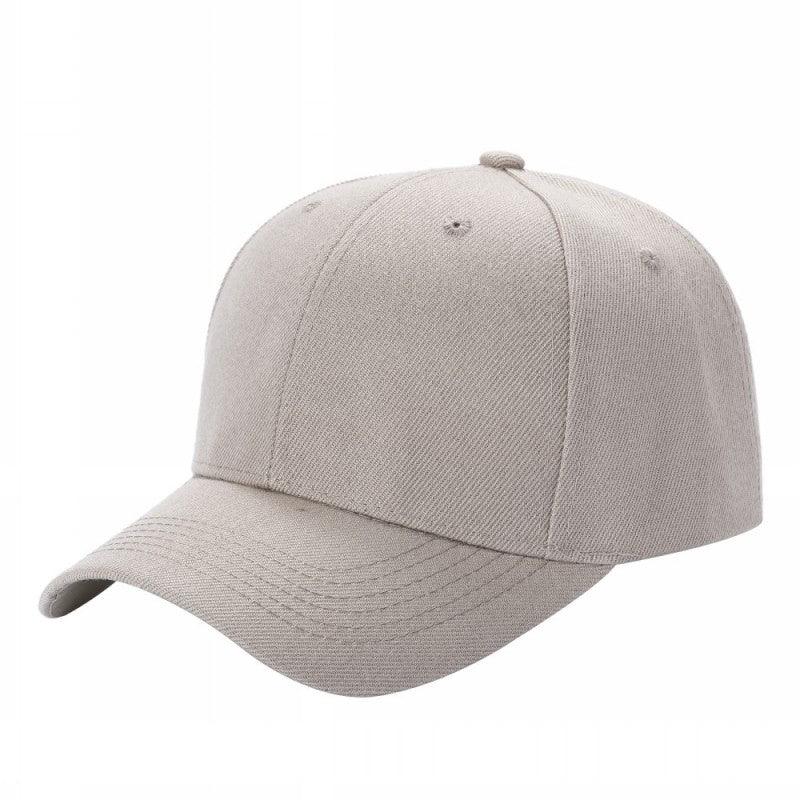 6 Panel Velcro pain Caps v1 - DH.GREY - Burzip Wholesale