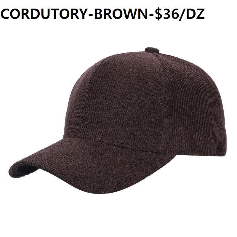 CORDUROY Solid Buckle Hat - PURPLE - Burzip Wholesale