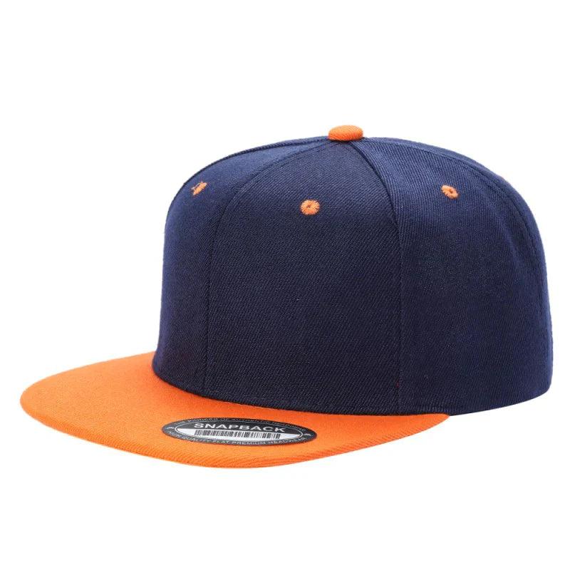 PS-POLY SNAPBACK FLAT BILL - L.GREY/NAVY - Burzip Wholesale