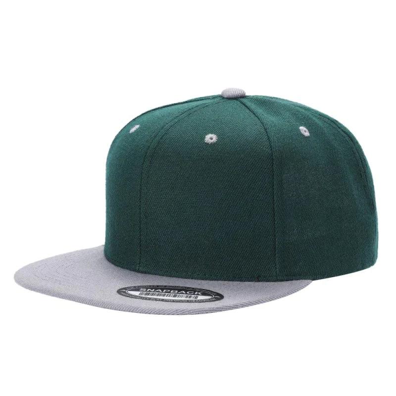 PS-POLY SNAPBACK FLAT BILL - selected color - Burzip Wholesale