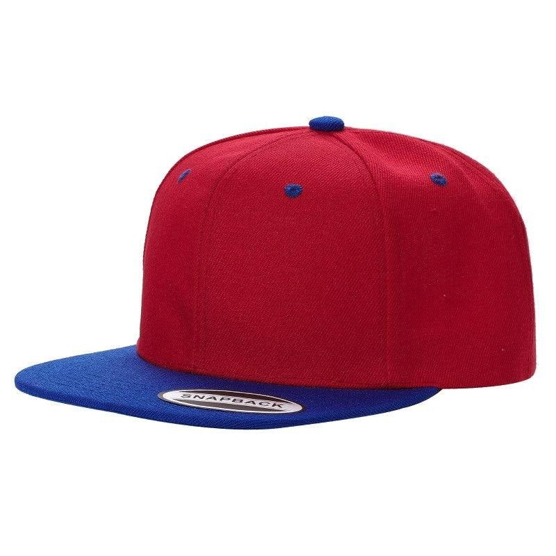 PS-POLY SNAPBACK FLAT BILL - selected color - Burzip Wholesale