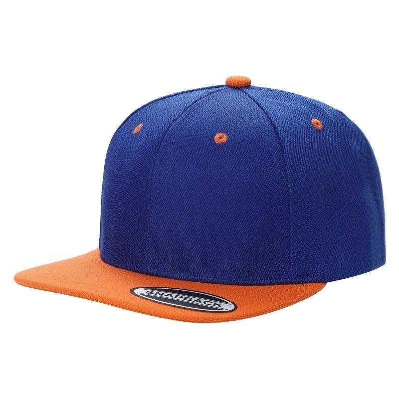 PS-POLY SNAPBACK FLAT BILL - selected color - Burzip Wholesale