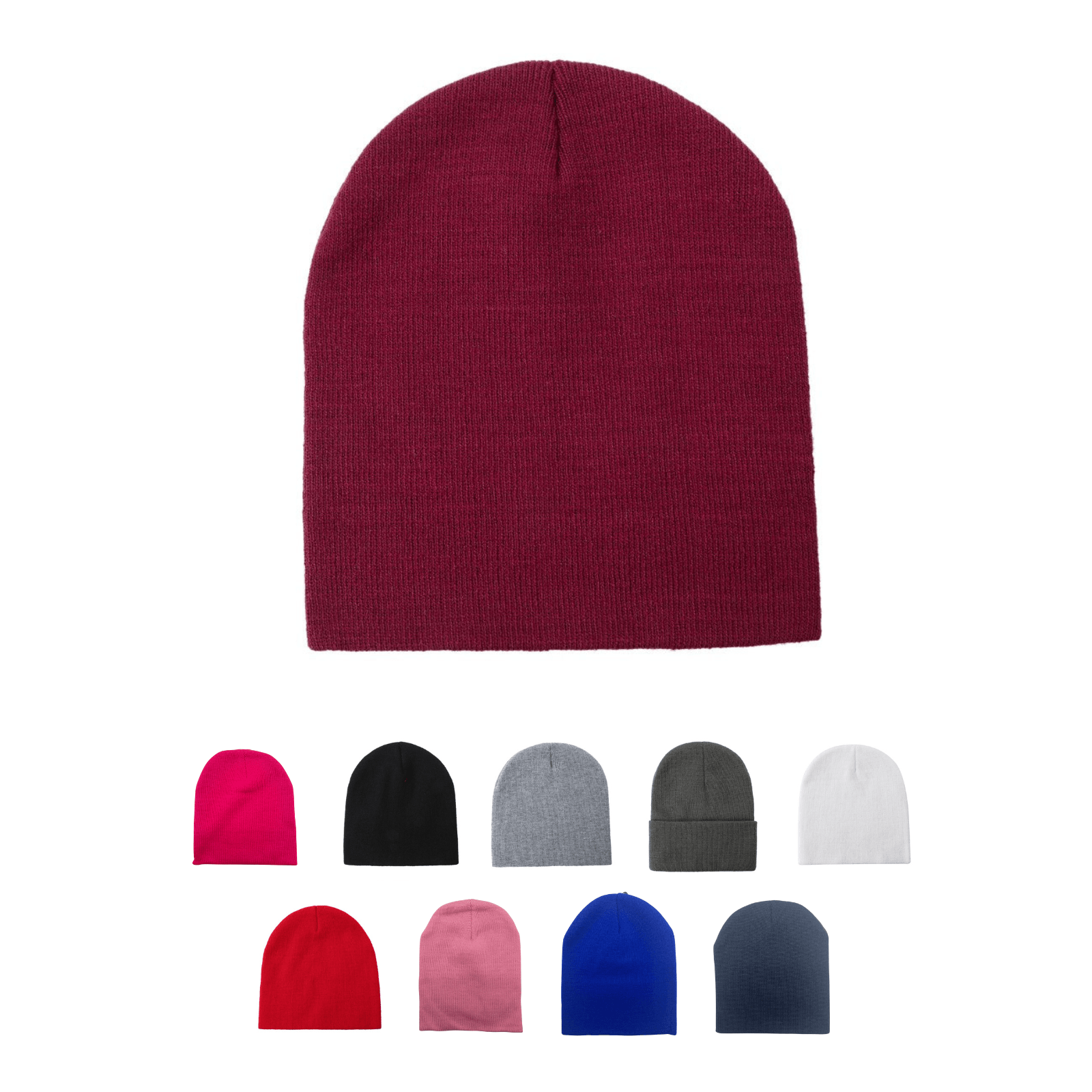 Shor Beanie Hat for Men & Women - Royal - Burzip Wholesale