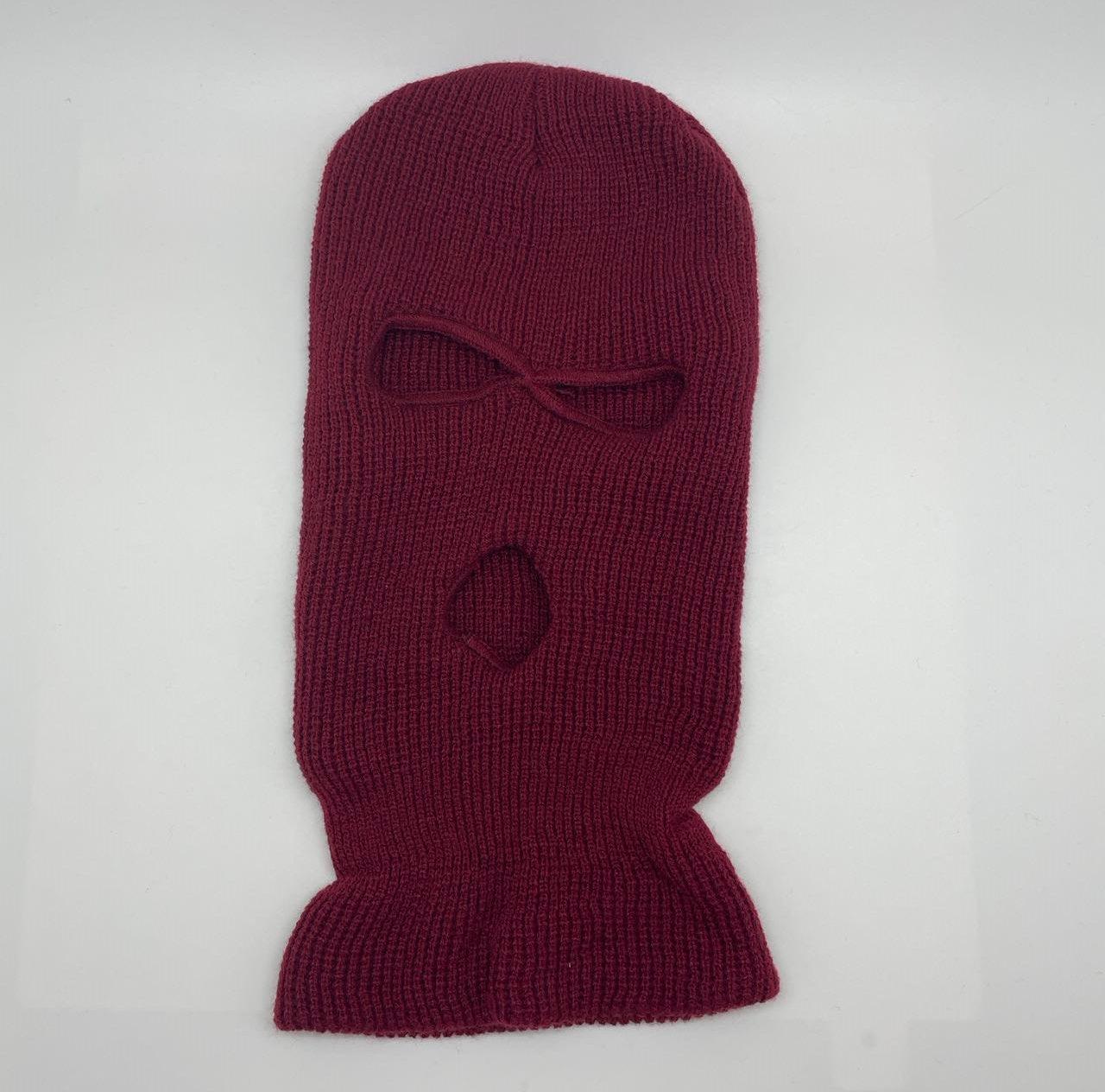 SKI MASK-pc-KNITTED SKI Mask (3Hole&1Hole)-$4/pc - 3Hole-N.green - Burzip Wholesale