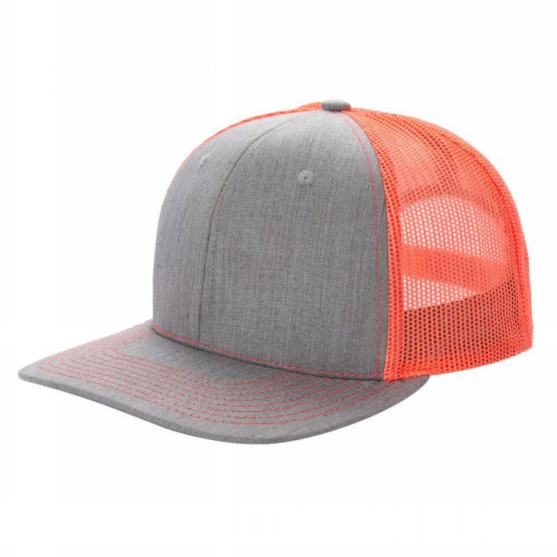 TRTM2-DZ-TWILL FABRIC WITH MESH BACK 2TONE CAPS - Khi/brown - Burzip Wholesale