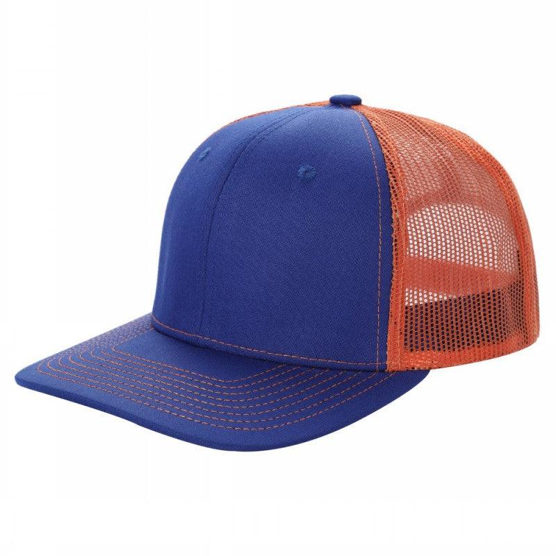 TRTM2-DZ-TWILL FABRIC WITH MESH BACK 2TONE CAPS - selected color - Burzip Wholesale