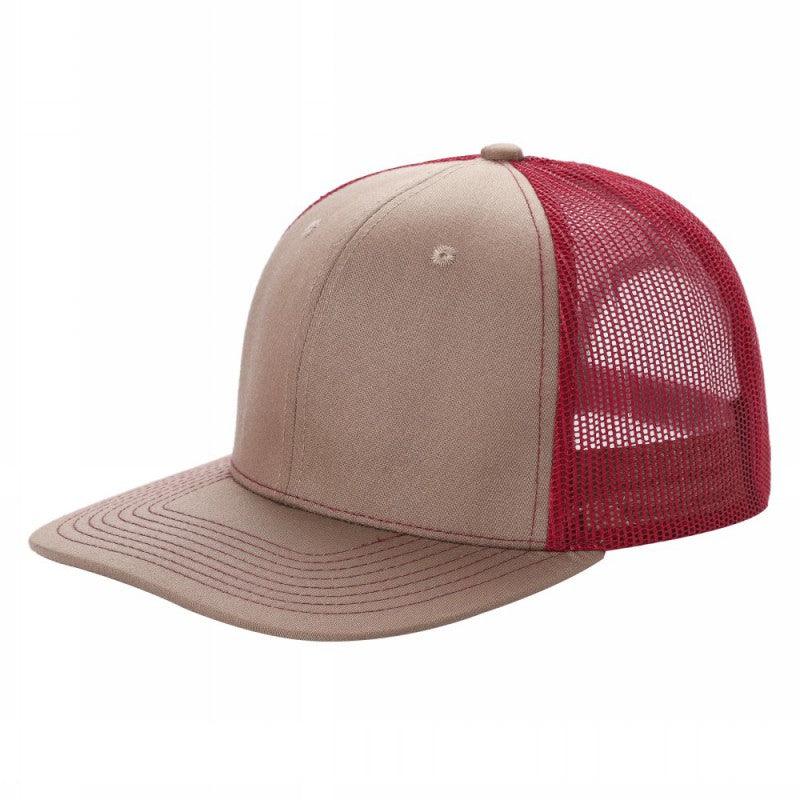 TRTM2-DZ-TWILL FABRIC WITH MESH BACK 2TONE CAPS - selected color - Burzip Wholesale