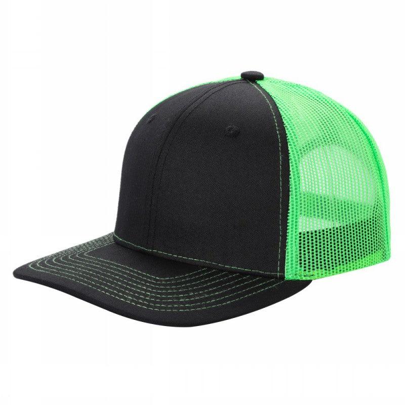 TRTM2-DZ-TWILL FABRIC WITH MESH BACK 2TONE CAPS - selected color - Burzip Wholesale