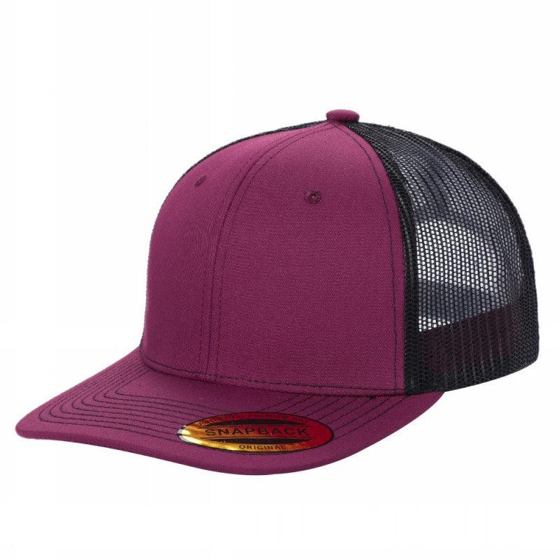 TRTM2-DZ-TWILL FABRIC WITH MESH BACK 2TONE CAPS - selected color - Burzip Wholesale