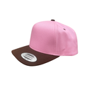 Tcnew 5panel Twill Fabric 2tone Snapback Cap New Arrivals - SKY/BROWN - Burzip Wholesale