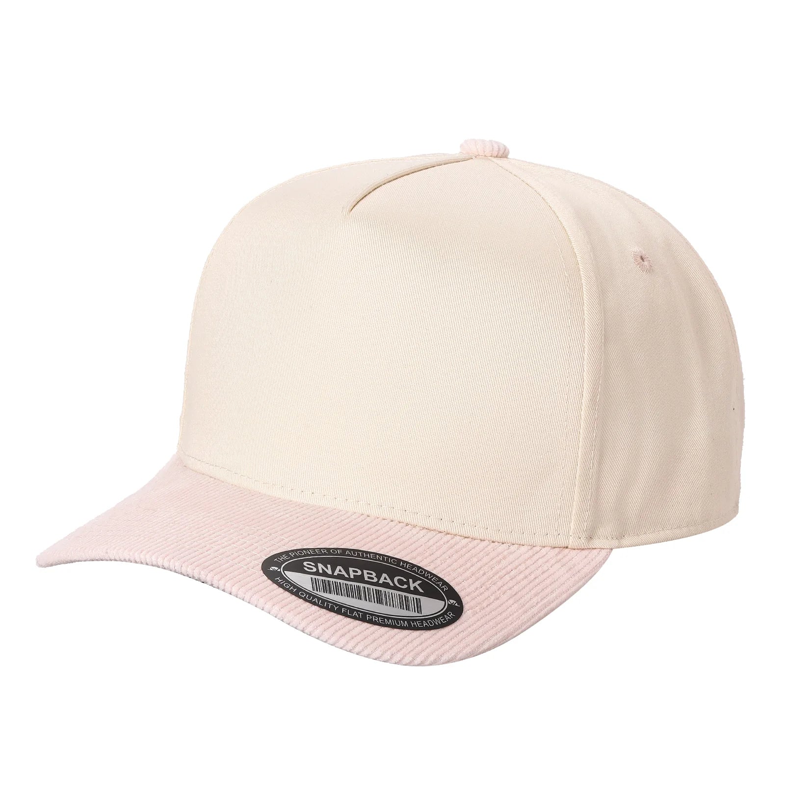 TCFC-PC-CORDUROY BILL TWILL HEAD PREPACK - TAN/L.PINK - Burzip Wholesale