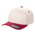 5panel Twill Head Suede Bill Blank Caps Tcs - TAN/K.GREEN - Burzip Wholesale