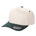 5panel Twill Head Suede Bill Blank Caps Tcs - BLACK - Burzip Wholesale
