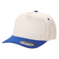 5panel Twill Head Suede Bill Blank Caps Tcs - TAN/WINE - Burzip Wholesale