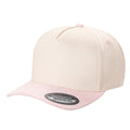 5panel Twill Head Suede Bill Blank Caps Tcs - TAN/NAVY - Burzip Wholesale