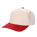 5panel Whole Suede Fabric Snapback Blank Hats 5suede - KHI/NAVY - Burzip Wholesale