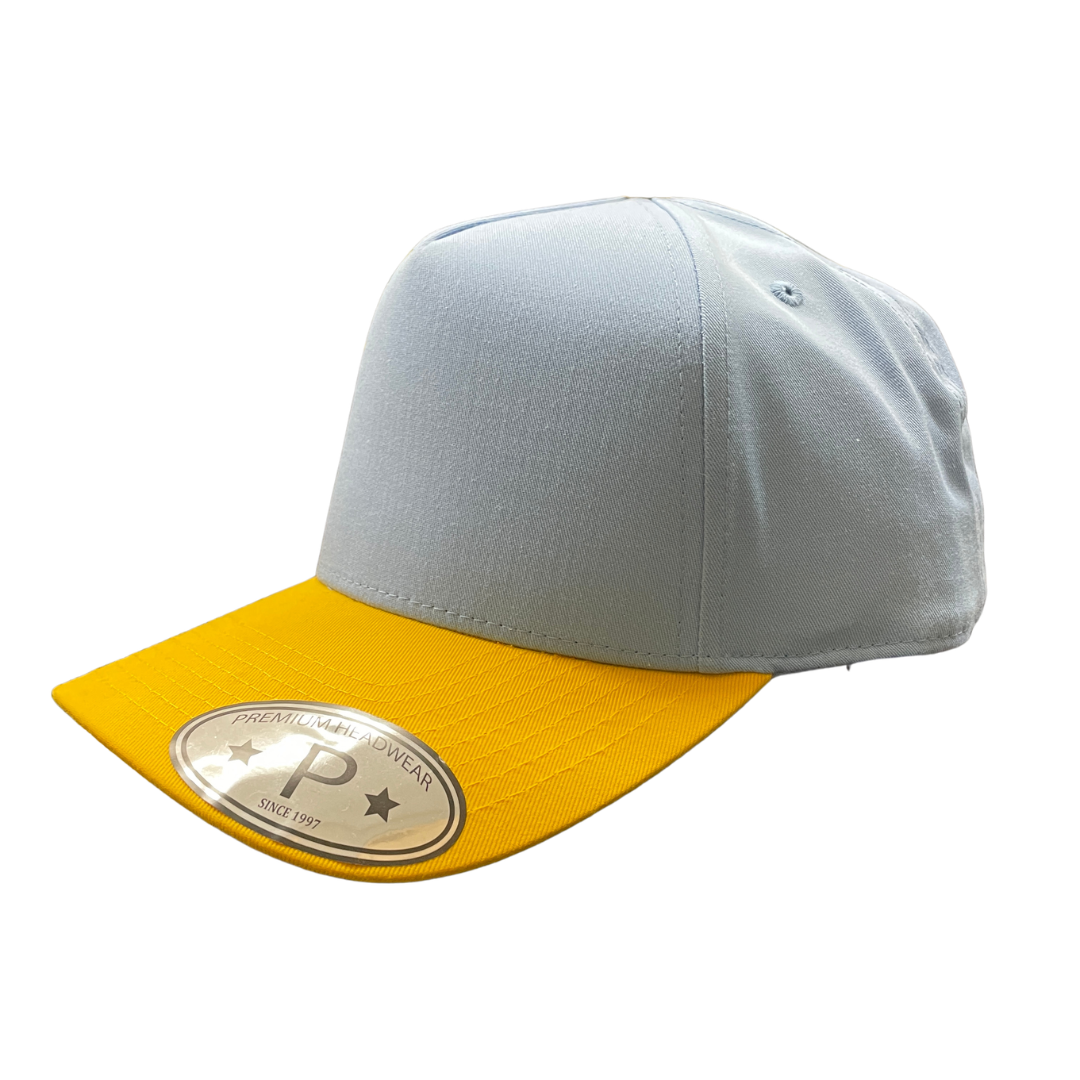Tcnew 5panel Twill Fabric 2tone Snapback Cap New Arrivals - PINK/BROWN - Burzip Wholesale
