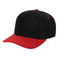 5panel Whole Suede Fabric Snapback Blank Hats 5suede - TAN/BLK - Burzip Wholesale