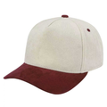 5panel Whole Suede Fabric Snapback Blank Hats 5suede - NAVY/RED - Burzip Wholesale