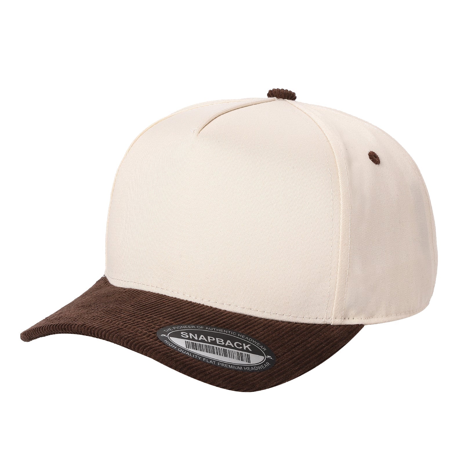 TCFC-PC-CORDUROY BILL TWILL HEAD PREPACK - TAN/L.GREY - Burzip Wholesale