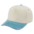 5panel Whole Suede Fabric Snapback Blank Hats 5suede - TAN/D.GREEN - Burzip Wholesale
