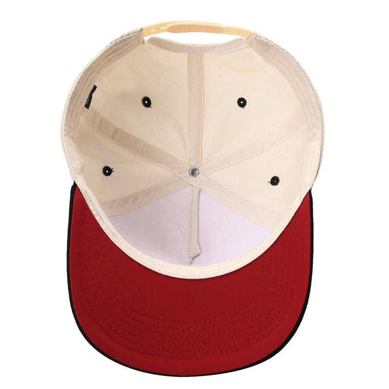 5panel Twill Head Suede Bill Blank Caps Tcs - selected color - Burzip Wholesale