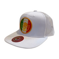 HPM-DZ-MEXICO EMBROIDERY, FLAT BILL W/MESH SNAPBACK-$5.50 - WHIT - Burzip Wholesale